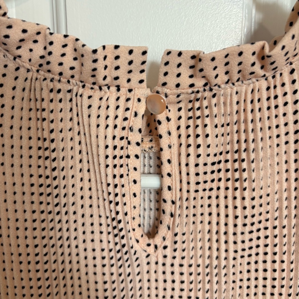 Adrianna Pappell Ribbed Sleveless Blouse Office Dressy Business wear Top - Picture 11 of 12